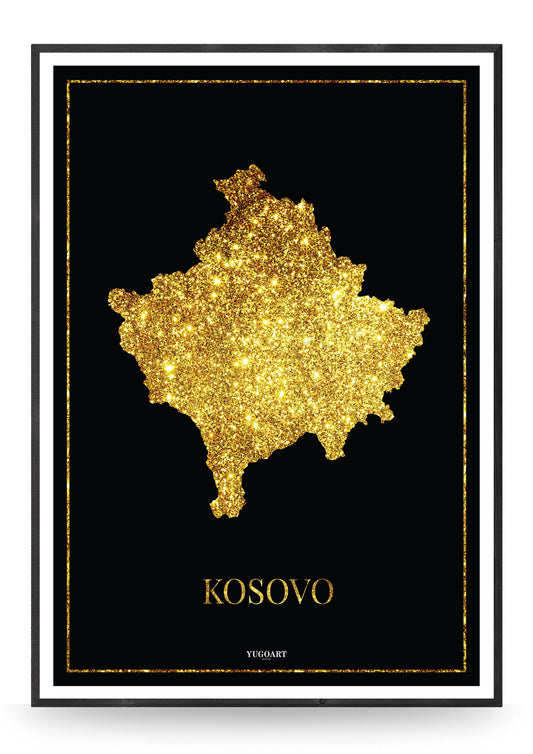 Kosovo Gold Map
