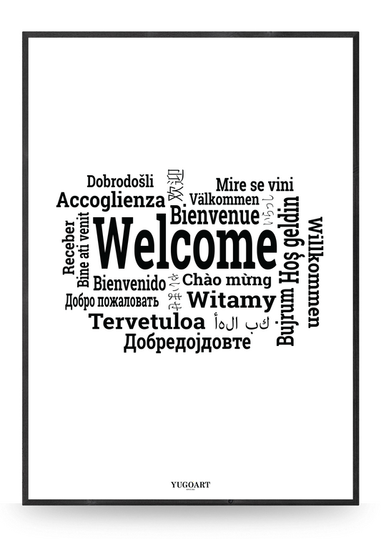 Dobrodošli na više jezika